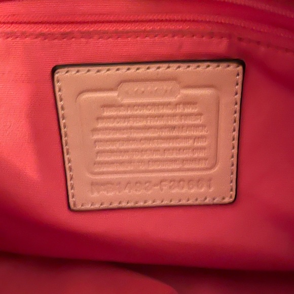 Coach Signature Stripe Floral Print Demi Crossbody ( F30661 ) - Picture 9 of 13